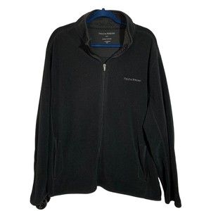 Field & Stream Mens Size 2XL Black Full Zip Fleece Jacket Outdoors Hiking